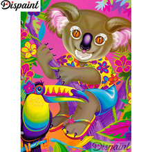 Dispaint-pintura diamante 5D DIY "pájaro Oso de dibujos animados", bordado 3D con diamantes de imitación cuadrados o redondos, estilo punto de cruz, decoración del hogar, A12453 2024 - compra barato