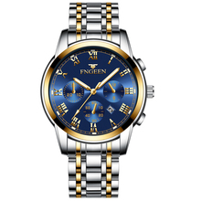 Мужские часы от ведущего бренда, роскошные деловые мужские часы 2020 FNGEEN, кварцевые часы Erkek Kol Saati повседневное украшение, мужские часы 2024 - купить недорого