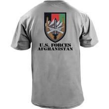 El ejército nos las fuerzas Afganistán Color camiseta de veterano de doble lado 2019 nueva moda de algodón de verano para hombre diseño de camiseta en línea 2024 - compra barato