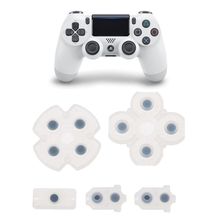 Almohadillas de goma de silicona conductoras para mando de Playstation 4, para Dualshock 4, JDS, JDM 030, botones de almohadilla D 2024 - compra barato