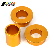 CNC Frente Ouro Spacer Eixo do Cubo Da Roda Traseira para SUZUKI DRZ 400 DRZ400S DRZ400E 2000 2002 2005 2007 2009 2011 2012 2013 2014-2019 2024 - compre barato