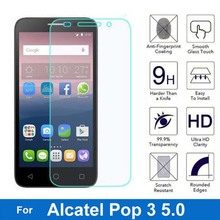 Защитное стекло 2.5D для Alcatel One Touch Pop 3 5.0, взрывозащищенное Закаленное стекло, пленка для Onetouch Pop3 5 5015D 5065D 5015X 2024 - купить недорого