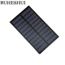 BUHESHUI 2 шт. 1,6 Вт 5,5 В мини солнечная батарея поликристаллическая солнечная панель DIY Солнечное зарядное устройство 150*86*3 мм образовательные наборы Бесплатная доставка 2024 - купить недорого