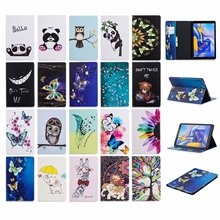 Capa de proteção para tablet panda tab a 10.5, capa para samsung galaxy tab a a2 2018 10.5 polegadas t590 t595 t597 com cobertura de couro pu 2024 - compre barato