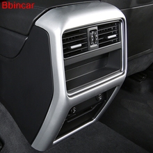 Bbincar For Porsche Cayenne 2018 2019 Interior Accessories Car Armrest Box Rear Air Vent Outlet Cover Trim Europe Model Car ABS 2024 - buy cheap