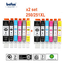 Befon X2 набор совместимый PGI 250 CLI 251 XL картридж Замена для Canon PGI250 CLI251 картридж IP7220 MG5420 MX922 722 2024 - купить недорого