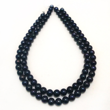 16 inches 9-10mm AAA Black Round Good Luster Natural Freshwater Pearl Loose Strand 2024 - buy cheap