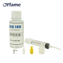 Oyframe-kit de limpeza de cabeça de impressora, com bico, limpador líquido, kit de limpeza de tinta de sublimação, para hp, epson, impressora jato de tinta 2024 - compre barato