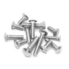 5pcs M5 precision semicircular head screws square neck bolts anti theft screw GB12-76 304 stainless steel bolt 2024 - buy cheap