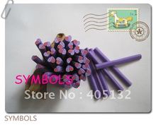 a-32 Free Shipping 100pcs 5mm Cute Purple Strawberry Heart Polymer Clay Cane Fancy Nail Art Polymer Clay Cane 2024 - buy cheap