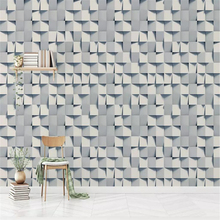 Papel tapiz decorativo 3D textura de relieve geométrico Fondo mural de papel de pared 2024 - compra barato