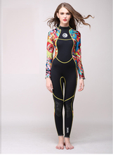 Traje de neopreno de alta gama de 3mm para mujer, ropa de Medusa con costura de color, equipo de buceo y Surf, pieza de manga larga ajustada 2024 - compra barato