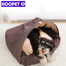 Hoopet-cama para animais de estimação, caminha de inverno para cachorro e gato pequeno, ninho quente, almofada macia, sofá, saco de dormir, casa 2024 - compre barato