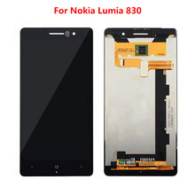 For Nokia Lumia 830 LCD Display with Touch Screen Digitizer Assembly repair Replacement part with frame or without frame 2024 - buy cheap