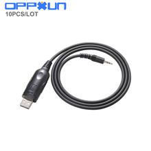 OPPXUN 1Pin DIÁMETRO DE Pin de 2,5mm Cable de programación USB para MOTOROLA EP450 GP88S GP3688 GP2000 CP200 P040 accesorios de walkie talkie 2024 - compra barato
