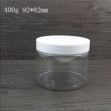 400g/ml Clear Plastic Jar bottle Wholesale Retail Originales Refillable Cosmetic Cream Butter Honey Pill Empty Containers jars 2024 - buy cheap