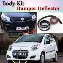 Bumper Lip Deflector Lips For Suzuki Alto Front Spoiler Skirt For TopGear Friends to Car Tuning View / Body Kit / Strip 2024 - buy cheap