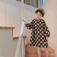 Baby Princess Dress Girls Dot Dress Cotton Children Cotton Dress for Kids Loose Toddler Cute Dress Long Sleeve 2020 New,#3437 2024 - buy cheap