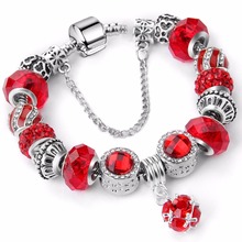 2020 new Brand luxury crystal bracelet unique silver plated bracelet brand for women brand fine Bracelets & bangles jewelry gift 2024 - buy cheap