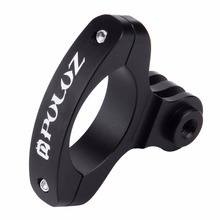 De alumínio Da Bicicleta Guiador Montar Titular Suporte Adaptador de Suporte de Bicicleta Handle Bar Para GoPro 2024 - compre barato