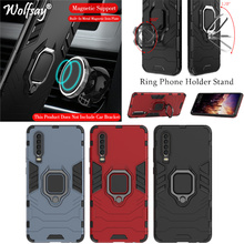 Phone Holder Finger Ring For Huawei P30 Case Magnet Armor Fashion Cover on the For Huawei P30 Phone Case Huawei P30 Cover Coque 2024 - buy cheap