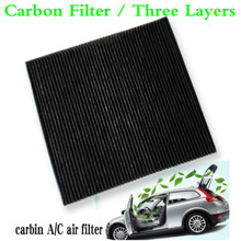 Filtro de carbón activo para cabina de coche, filtro de aire acondicionado automotriz A/C AC, para Hyundai Santa Fe 2013-2015 2024 - compra barato