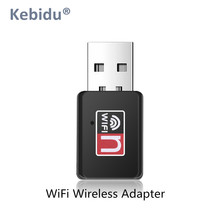 Kebidu 150 mbps usb placa de rede externa mt7601 adaptador wi fi sem fio receptor para macbook win xp win7 win8 win10 2024 - compre barato