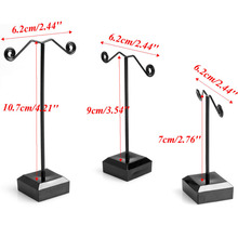3Pcs Earring Necklace Jewelry Metal Tree Display Stand Hanger Holder Show Rack 2024 - buy cheap