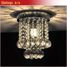 Best Price Luxury Chandelier Lighting Lustre Fixtures LED Crystal Lighting Stainless Steel Frame Entrance Aisle Corridor Lights 2024 - buy cheap