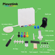 Plavetink Diy Ciss Ink Supply System For HP 300 XL Color Ink Cartridge ENVY D410a D410b D411a D411b D411d D411c Printers Tank 2024 - buy cheap