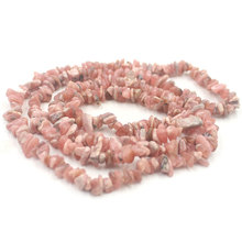 3-5x6-8mm Pink Rhodonite Beads Natural Freeform Chips Stone Beads For Jewelry Making Beads 32'' Needlework DIY Beads Trinket 2024 - buy cheap