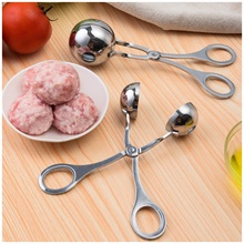 Meat Ball Clamp with a Brush Stainless Steel kitchen Tools Accessories Gadgets Meatball Baker Baller 5cm 4cm Ball 2024 - buy cheap