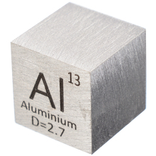 1Pcs 99.99% High Purity Aluminum Al 10mm Cube Carved Element Periodic Table For Tool Parts New 2024 - buy cheap