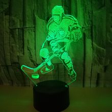 Красочный 3d Визуальный светильник для игроков Ice, светодиодный цветной сенсорный светильник s, креативный Usb-светильник-хамелеон, настольные лампы для гостиной 2024 - купить недорого