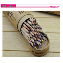 Best Quality New Arrival Marco 48 Pcs Non-Toxic Colored Pencil Lead Free Sketch Artist Pencil Sationery Material School Supplies 2024 - buy cheap