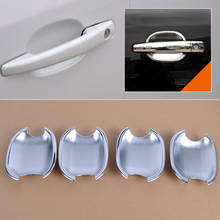 beler Tripled Chrome Door Handle/Catch Bowl Cup Cover Trim for Peugeot 207 308 407 Citroen C4 C6 C4 Hatchback Coupe Picasso 2024 - buy cheap