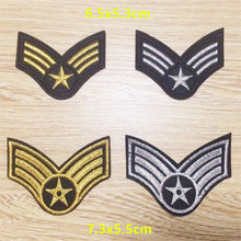 New arrival mixed 20 pcs 4 styles star emblem outlined embroidered Iron On Patches RS garment Appliques accessory free shipping 2024 - buy cheap