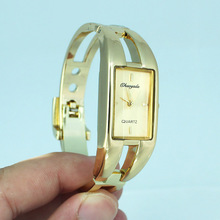 6 unids/lote Color mezclado de señora de la moda de las mujeres Acero inoxidable relojes de pulsera reloj de cuarzo Casual vestido de muñeca regalo D2M6 2024 - compra barato