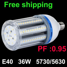 Power factor 0.95 Super Bright E40 36W 5630SMD LED Light Bulb Lamp Cool White/Warm White Energy Saving Corn Light 2024 - buy cheap
