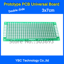Free Shipping 50pcs/Lot 3x7 cm Double-Side Copper Prototype PCB Universal Board 3*7 cm 2024 - buy cheap