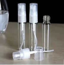 (50 peças/lote) 5 ml de Vidro vazio Frasco de Perfume de vidro Atomizador Névoa Frasco pequeno frasco da amostra do perfume 2024 - compre barato