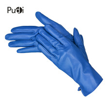 Pudi GL848 Women Genuine Leather Glove 2018 Winter New Real Leather Gloves Fashion Style Black Brown 10 Colors 2024 - buy cheap
