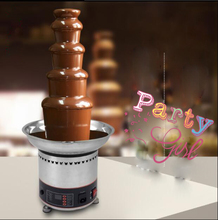 220v 110v elétrica 5 tiers máquina de fonte de chocolate na festa de aniversário casamento pote de fusão fondue chocolate máquina de têmpera 2024 - compre barato
