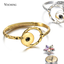 10 tamanhos novo pulseira de pressão vintage joias intercambiáveis com anel circular de ligação cabe 18mm botão de encaixe embutido embutido * 10 2024 - compre barato