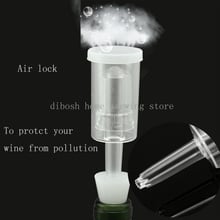 Food Grade Airlock Plastic Air Valve For Home Brewing Beer Making Beer Fermentation Air Lock 2024 - buy cheap