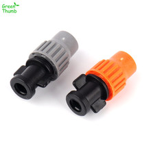 10pcs Inner Dia 6mm Cooling Dust Removal Adjustable Atomizing Nozzle Mushroom Automatic Watering Micro Irrigation Grey Orange 2024 - buy cheap