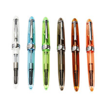 jinhao 992 plastic Fountain Pen office Luxury ink fountain pen pluma for caligraphy pen Transparent shell student fountain pens 2024 - buy cheap