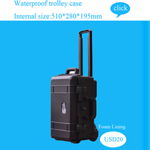 Tool case trolley box Impact resistant sealed toolbox waterproof case security camera equipment camera shipping case 2024 - buy cheap