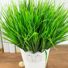 Verde plantas artificiais samambaia floral persa artificial vaso de grama folhas de plástico grama artificial em pote decoração para casa 2024 - compre barato