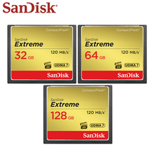 SanDisk-tarjetas de memoria Flash CompactFlash para cámaras SLR/ HD, de 32GB UDMA-7, 64GB, 128GB, 800X, VPG-20, 120 MB/s 2024 - compra barato